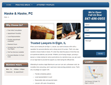 Tablet Screenshot of elginrealestateattorneys.com